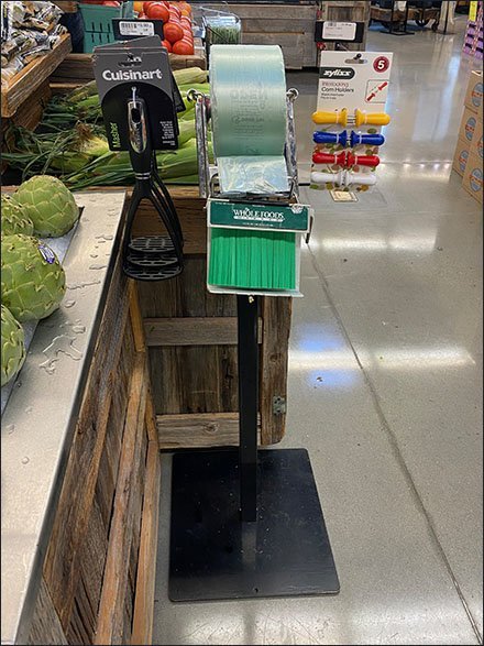 Branded Produce Twist-Tie Dispenser