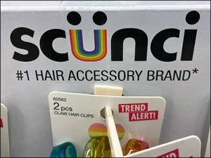 Scunci Hair Accessory In-Aisle Display Puts Out Trend Alert