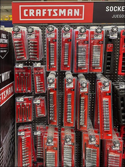Craftsman Socket Sets Anti-Theft Display