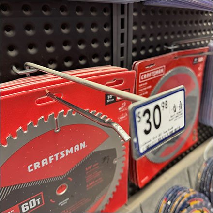 Lowes Single-Hooked Craftsman Blades Triple Slotted Single-Hooked Craftsman Blades Triple Slotted